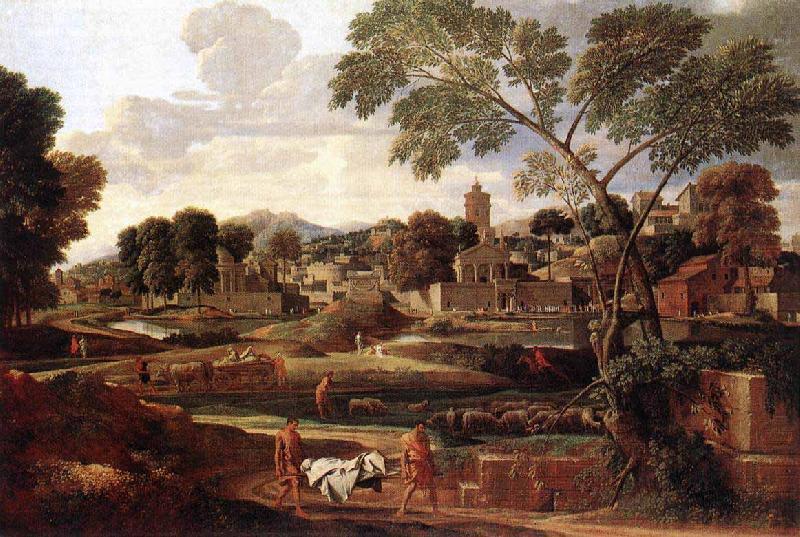 The Burial of Phocion, Nicolas Poussin